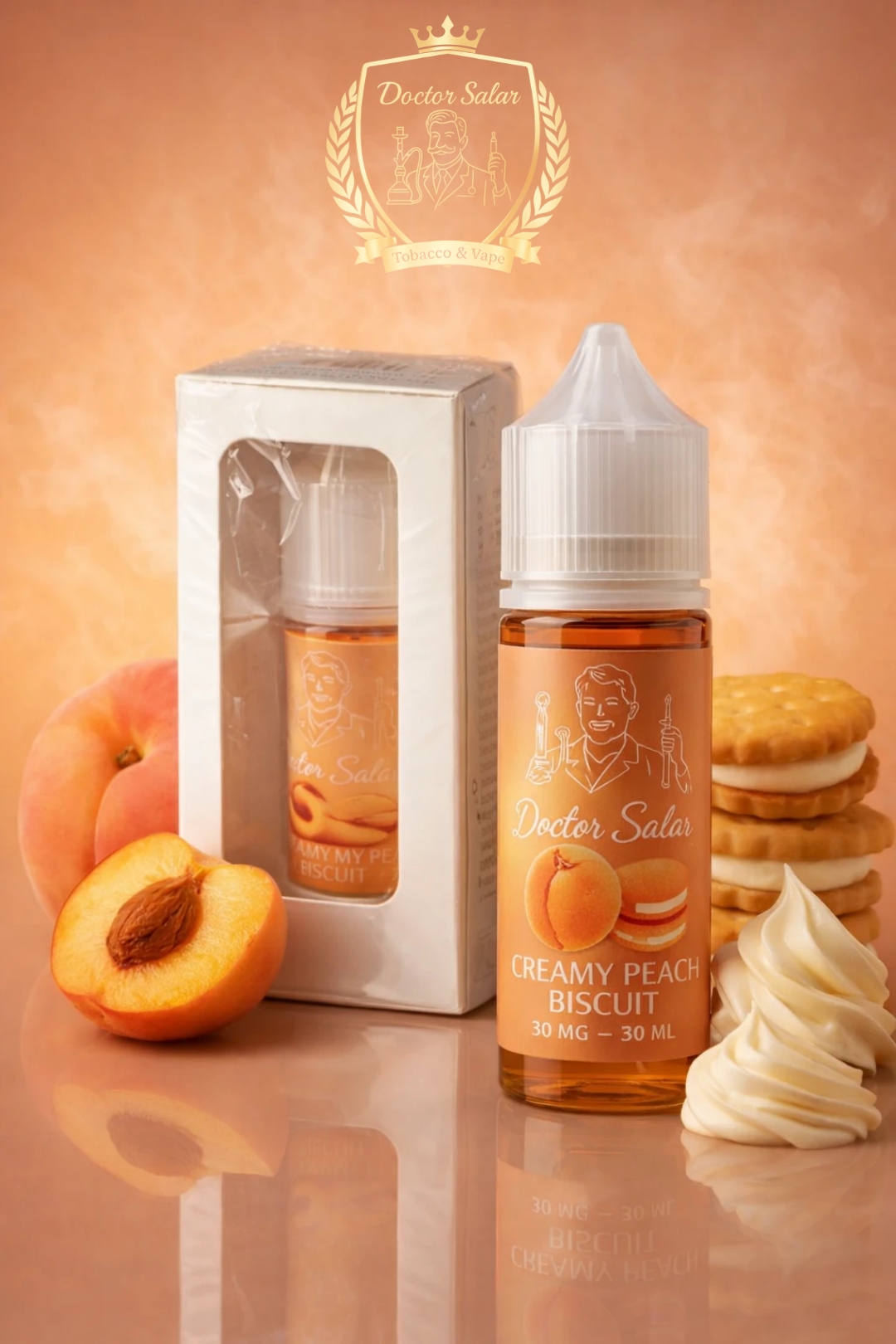 Peach Creamy Biscuit