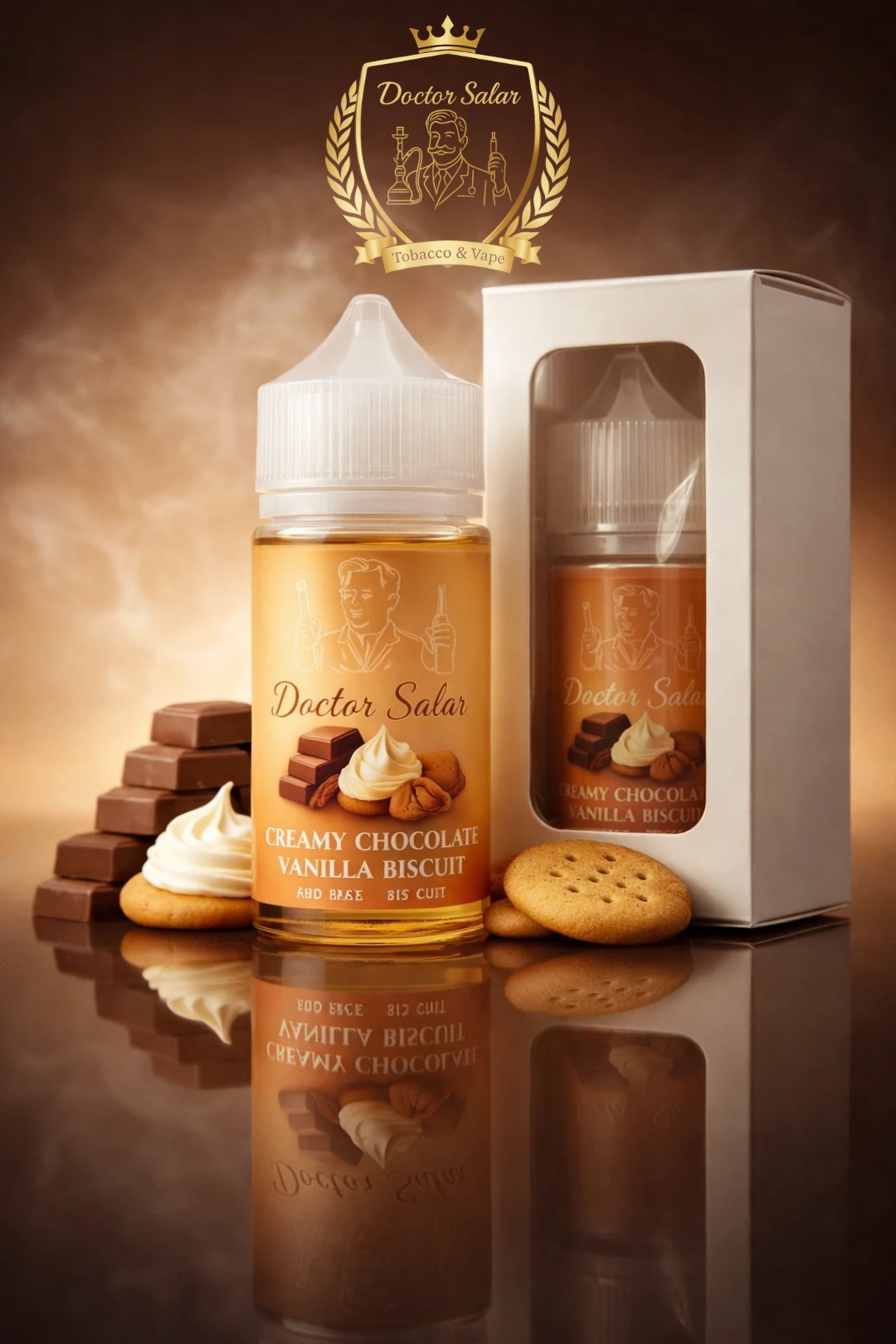 Creamy Chocolate Vanilla Biscuit